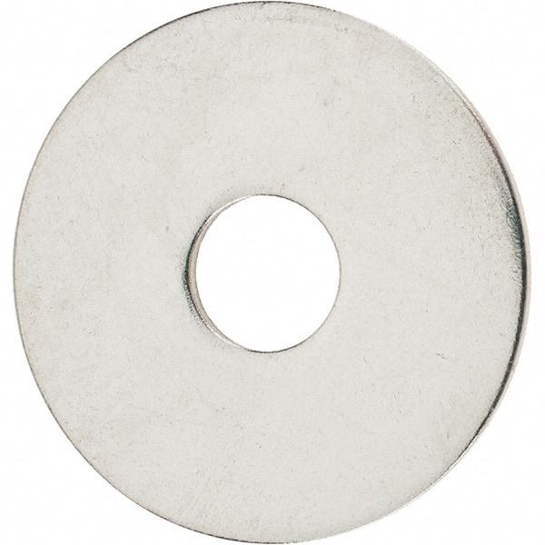 Value Collection - 1/2" Screw, Grade 18-8 Stainless Steel Fender Flat Washer - 9/16" ID x 2" OD - All Tool & Supply