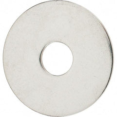 Value Collection - 1/2" Screw, Grade 18-8 Stainless Steel Fender Flat Washer - 9/16" ID x 2" OD - All Tool & Supply