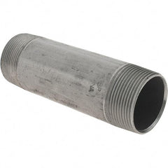 Value Collection - 1-1/2" Diam x 5-1/2" Long Steel Black Pipe Nipple - Threaded - All Tool & Supply