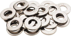 Value Collection - 7/16" Screw, Grade 316 Stainless Steel SAE Flat Washer - 1/2" ID x 1-1/8" OD, 0.062" Thick, Plain Finish - All Tool & Supply