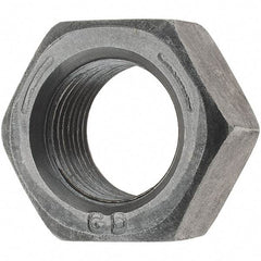 Value Collection - 3/4-16 UNF Steel Right Hand Hex Nut - 1-1/8" Across Flats, 41/64" High, Uncoated - All Tool & Supply