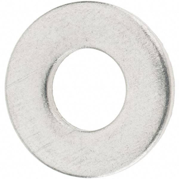 Value Collection - #12 Screw, Grade 18-8 Stainless Steel Standard Flat Washer - 1/4" ID x 9/16" OD, 0.065" Thick - All Tool & Supply