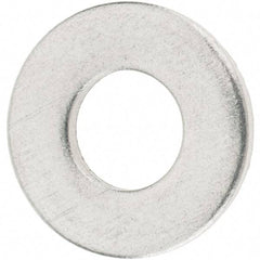 Value Collection - #12 Screw, Grade 18-8 Stainless Steel Standard Flat Washer - 1/4" ID x 9/16" OD, 0.065" Thick - All Tool & Supply