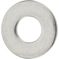 Value Collection - 3/8" Screw, Grade 18-8 Stainless Steel Flat Washer - 0.438" ID x 1" OD, 0.083" Thick - All Tool & Supply