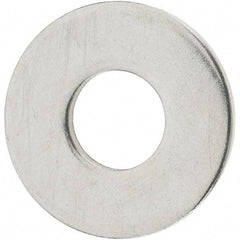 Value Collection - 1/2" Screw, Grade 18-8 Stainless Steel Flat Washer - 0.562" ID x 1-3/8" OD, 0.109" Thick - All Tool & Supply