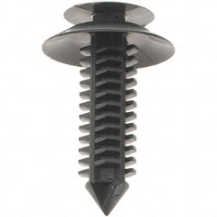 Value Collection - 8mm Hole Diam, 14mm OAL, Ratchet Shank, Nylon Panel Rivet - 8mm Material Thickness - All Tool & Supply