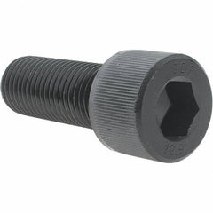 Value Collection - M30x3.50 Metric Coarse Hex Socket Drive, Socket Cap Screw - Grade 12.9 Alloy Steel, Black Oxide Finish, Fully Threaded, 80mm Length Under Head - All Tool & Supply