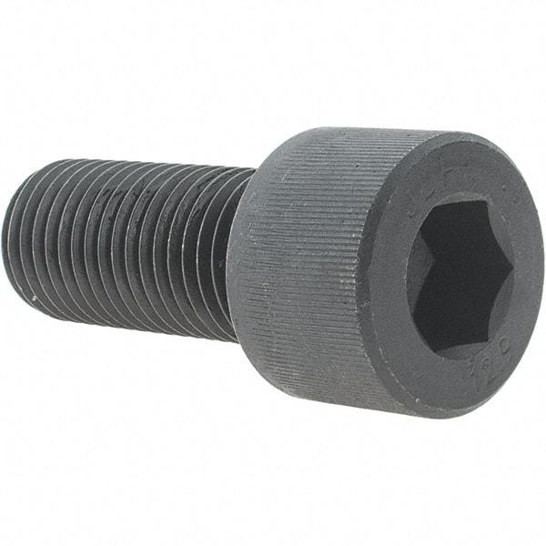 Value Collection - M30x3.50 Metric Coarse Hex Socket Drive, Socket Cap Screw - Grade 12.9 Alloy Steel, Black Oxide Finish, Fully Threaded, 70mm Length Under Head - All Tool & Supply