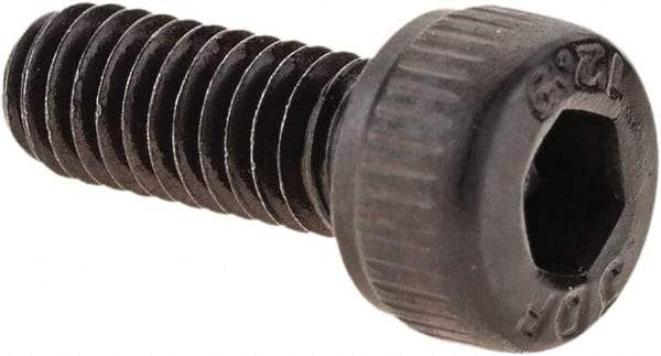 Value Collection - M4x0.70 Metric Coarse Hex Socket Drive, Socket Cap Screw - Grade 12.9 Alloy Steel, Black Oxide Finish, Fully Threaded, 10mm Length Under Head - All Tool & Supply