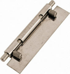 Value Collection - 4" Long x 1" Wide x 0.05" Thick, Keeper Hinge - Stainless Steel - All Tool & Supply