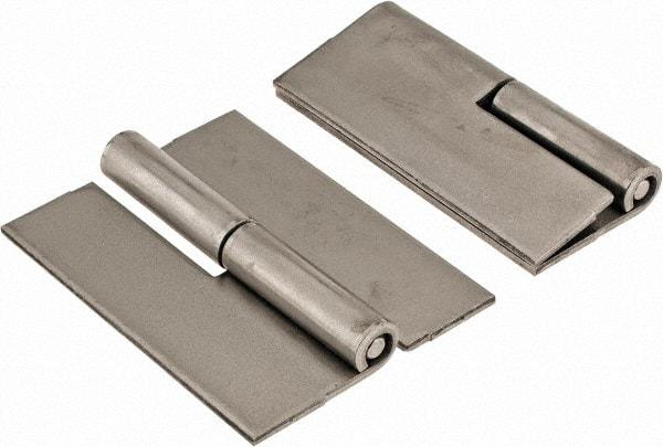 Value Collection - 1.87" Wide x 0.075" Thick, Slip Joint Hinge - Steel, Plain Finish - All Tool & Supply