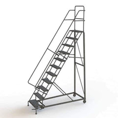 TRI-ARC - Rolling & Wall Mounted Ladders & Platforms Type: Rolling Warehouse Ladder Style: Rolling Safety Ladder - All Tool & Supply