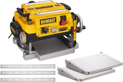 DeWALT - 115 Volt, 15 Amp, 10,000 RPM, Bench Planer - 1/8 Inch Depth of Cut, 13 Inch Wide, 6 Inch Depth Capacity - All Tool & Supply