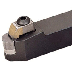 Iscar - CRDN, Neutral Cut, 32mm Shank Height x 25mm Shank Width, Negative Rake Indexable Turning Toolholder - 170mm OAL, RNGN Insert Compatibility, Series Isoturn - All Tool & Supply