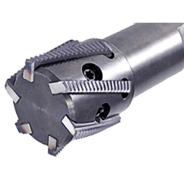 Iscar - 1.26" Cut Diam, 2.36" Max Depth of Cut, 1-1/4" Shank Diam, Internal/External Indexable Thread Mill - Insert Style MTH-BSPT, MTH-F, MTH-ISO, MTH-NPT, MTH-UN, MTH-W, 1.26" Insert Size, 5 Inserts, Toolholder Style MTSRH, 5" OAL - All Tool & Supply