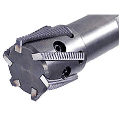 Iscar - 1.26" Cut Diam, 2.36" Max Depth of Cut, 1-1/4" Shank Diam, Internal/External Indexable Thread Mill - Insert Style MTH-BSPT, MTH-F, MTH-ISO, MTH-NPT, MTH-UN, MTH-W, 1.26" Insert Size, 5 Inserts, Toolholder Style MTSRH, 5" OAL - All Tool & Supply