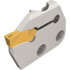 Iscar - Right Hand Cut, 5mm Insert Width, Cutoff & Grooving Support Blade for Indexables - 16mm Max Depth of Cut, 5.2mm Head Projection - All Tool & Supply