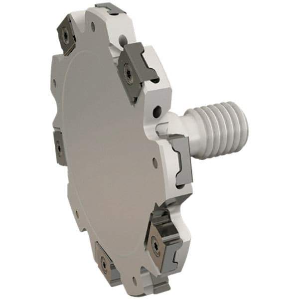 Iscar - Modular Connection Connection, 0.118" Cutting Width, 0.512" Depth of Cut, 40mm Cutter Diam, 6 Tooth Indexable Slotting Cutter - ETS-LN08-M Toolholder, LNET Insert, Right Hand Cutting Direction - All Tool & Supply