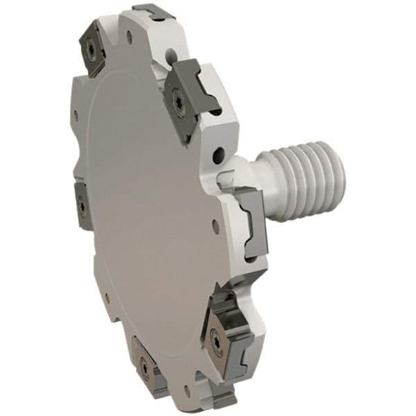 Iscar - Modular Connection Connection, 0.157" Cutting Width, 0.6102" Depth of Cut, 50mm Cutter Diam, 8 Tooth Indexable Slotting Cutter - ETS-LN08-M Toolholder, LNET Insert, Right Hand Cutting Direction - All Tool & Supply