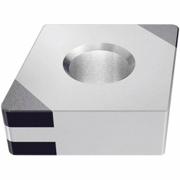 Iscar - CNGA432 TMC Grade IB55 CBN Turning Insert - Uncoated, 80° Diamond, 1/2" Inscr Circle, 3/16" Thick, 1/32" Corner Radius - All Tool & Supply