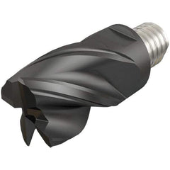 Iscar - MM EC-CF Grade IC908 Carbide End Milling Tip Insert - TiAlN Finish, 4 Flutes, 20mm Cutting Diam, 15mm Depth of Cut, 25.5mm Extension, 0.02" Cnr Rad, 38° Helix - All Tool & Supply