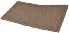 Standard Abrasives - Aluminum Oxide Hand Pad - Tan, 6" Wide x 9" Long, Nonwoven - All Tool & Supply