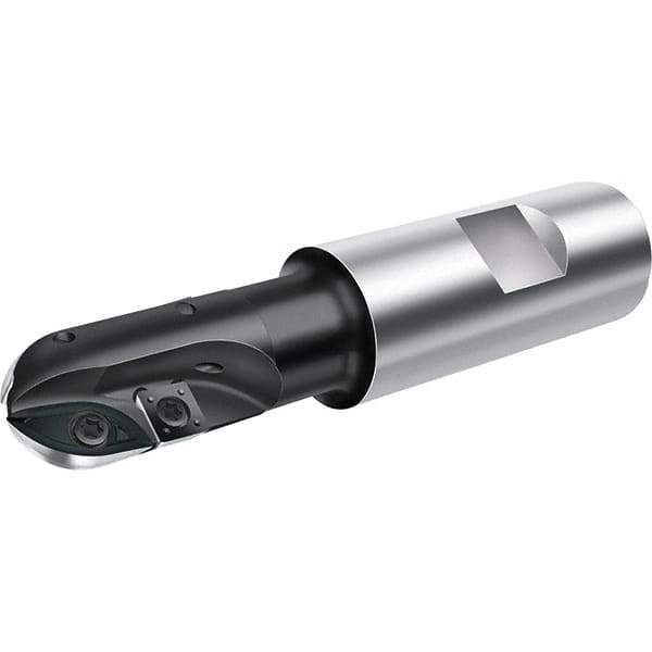 Walter - 30mm Cut Diam, 42mm Max Depth of Cut, 32mm Shank Diam, 160mm OAL, Indexable Ball Nose End Mill - 9,600 Max RPM - All Tool & Supply