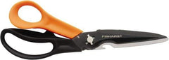 Fiskars - 4-1/2" LOC, 9" OAL Scissors - Dual Composite Handle, For General Purpose Use - All Tool & Supply