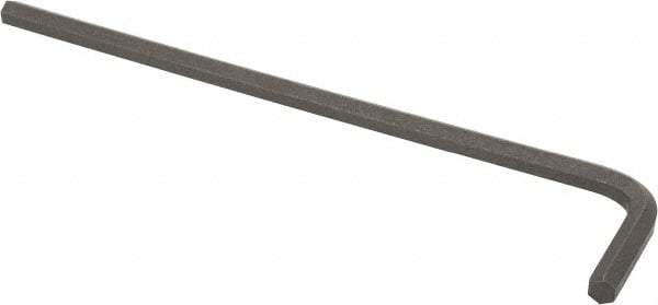 Paramount - 4mm Hex, Long Arm, Hex Key - 4-19/64" OAL, Steel, Metric System of Measurement - All Tool & Supply