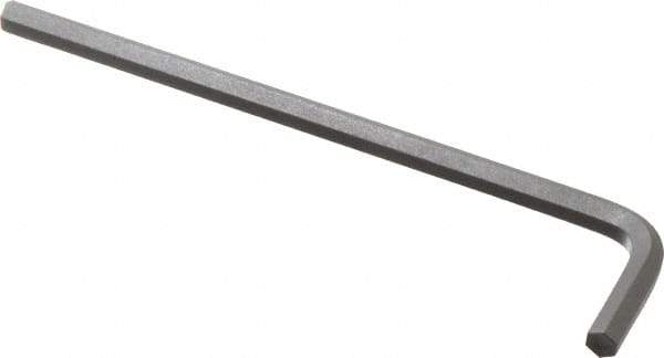 Paramount - 7/32" Hex, Long Arm, Hex Key - 4-7/8" OAL, Steel, Inch System of Measurement - All Tool & Supply