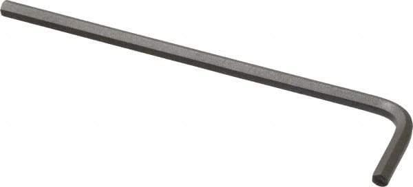 Paramount - 5/32" Hex, Long Arm, Hex Key - 4-13/64" OAL, Steel, Inch System of Measurement - All Tool & Supply