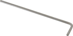 Paramount - 3/32" Hex, Long Arm, Hex Key - 3-3/8" OAL, Steel, Inch System of Measurement - All Tool & Supply