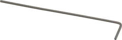 Paramount - 0.05mm Hex, Long Arm, Hex Key - 2-27/32" OAL, Steel, Inch System of Measurement - All Tool & Supply