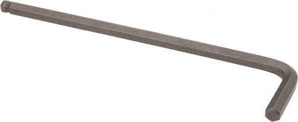 Paramount - 5mm Hex, Long Arm, Ball End Hex Key - 4-39/64" OAL, Steel, Metric System of Measurement - All Tool & Supply