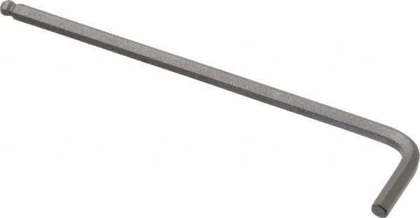 Paramount - 4mm Hex, Long Arm, Ball End Hex Key - 4-19/64" OAL, Steel, Metric System of Measurement - All Tool & Supply