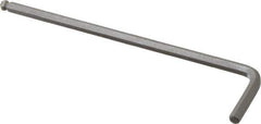 Paramount - 9/64" Hex, Long Arm, Ball End Hex Key - 3-15/16" OAL, Steel, Inch System of Measurement - All Tool & Supply