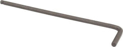 Paramount - 1/8" Hex, Long Arm, Ball End Hex Key - 3-3/4" OAL, Steel, Inch System of Measurement - All Tool & Supply