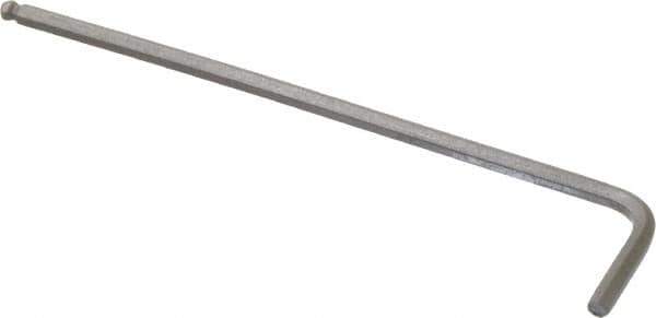 Paramount - 7/64" Hex, Long Arm, Ball End Hex Key - 3-9/16" OAL, Steel, Inch System of Measurement - All Tool & Supply