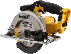 DeWALT - 20 Volt, 6-1/2" Blade, Cordless Circular Saw - 3,700 RPM, Lithium-Ion Batteries Not Included - All Tool & Supply