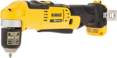 DeWALT - 20 Volt 3/8" Chuck Right Angle Handle Cordless Drill - 0-650 & 0-2000 RPM, Keyless Chuck, Reversible, Lithium-Ion Batteries Not Included - All Tool & Supply