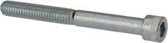 Made in USA - 5/16-18 UNC Hex Socket Drive, Socket Cap Screw - Alloy Steel, Zinc-Plated Finish, Partially Threaded, 3" Length Under Head - All Tool & Supply