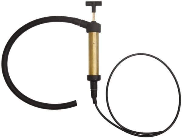 PRO-LUBE - Oil Lubrication 0.31 Strokes/oz Flow Brass Lever Hand Pump - Use with Antifreeze, Coolants, Diesel Fuel, Engine Oil, Power Steering Fluid, Transmission Fluid & Water - All Tool & Supply