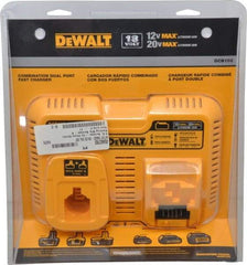 DeWALT - 12 to 20 & 7.2 to 18 Volt, 2 Battery Lithium-Ion, NiCad & NiMH Power Tool Charger - 1 hr to Charge - All Tool & Supply