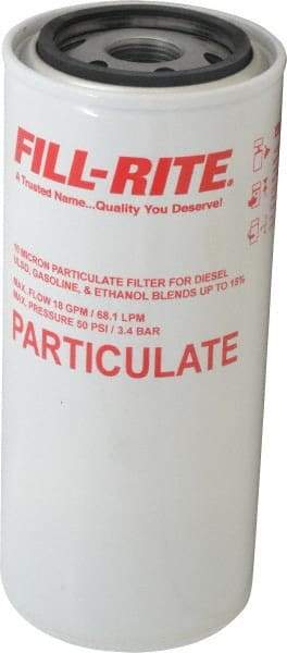 Tuthill - 1 Inlet Size, 3-5/8 Outlet Size, 18 GPM, Pump Filter - 8-1/2 Long, 10 Micron Mesh, Cast Iron - All Tool & Supply