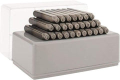 C.H. Hanson - 27 Piece, 5/32" Character Steel Stamp Set - Letters, Heavy Duty - All Tool & Supply