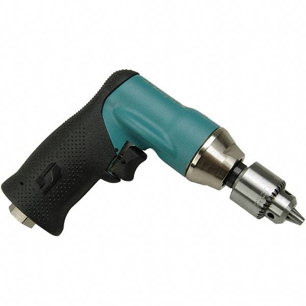 Dynabrade - 1/4" Keyed Chuck - Pistol Grip Handle, 5,500 RPM, 0.4 hp, 90 psi - All Tool & Supply