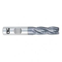 1 Dia. x 4 Overall Length 5-Flute Square End Solid Carbide SE End Mill-Round Shank-Center Cutting-Uncoated - All Tool & Supply