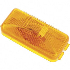 Truck-Lite - 2-1/2" Long, 0.33 Amp, Incandescent Side Marker Light Kit - 12 Volts, Yellow - All Tool & Supply