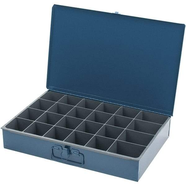 Durham - Small Parts Storage Box - Steel Frame, 24 Compartments - All Tool & Supply