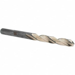 Made in USA - 11/32" High Speed Steel, 135° Point, Round with Flats Shank Maintenance Drill Bit - All Tool & Supply